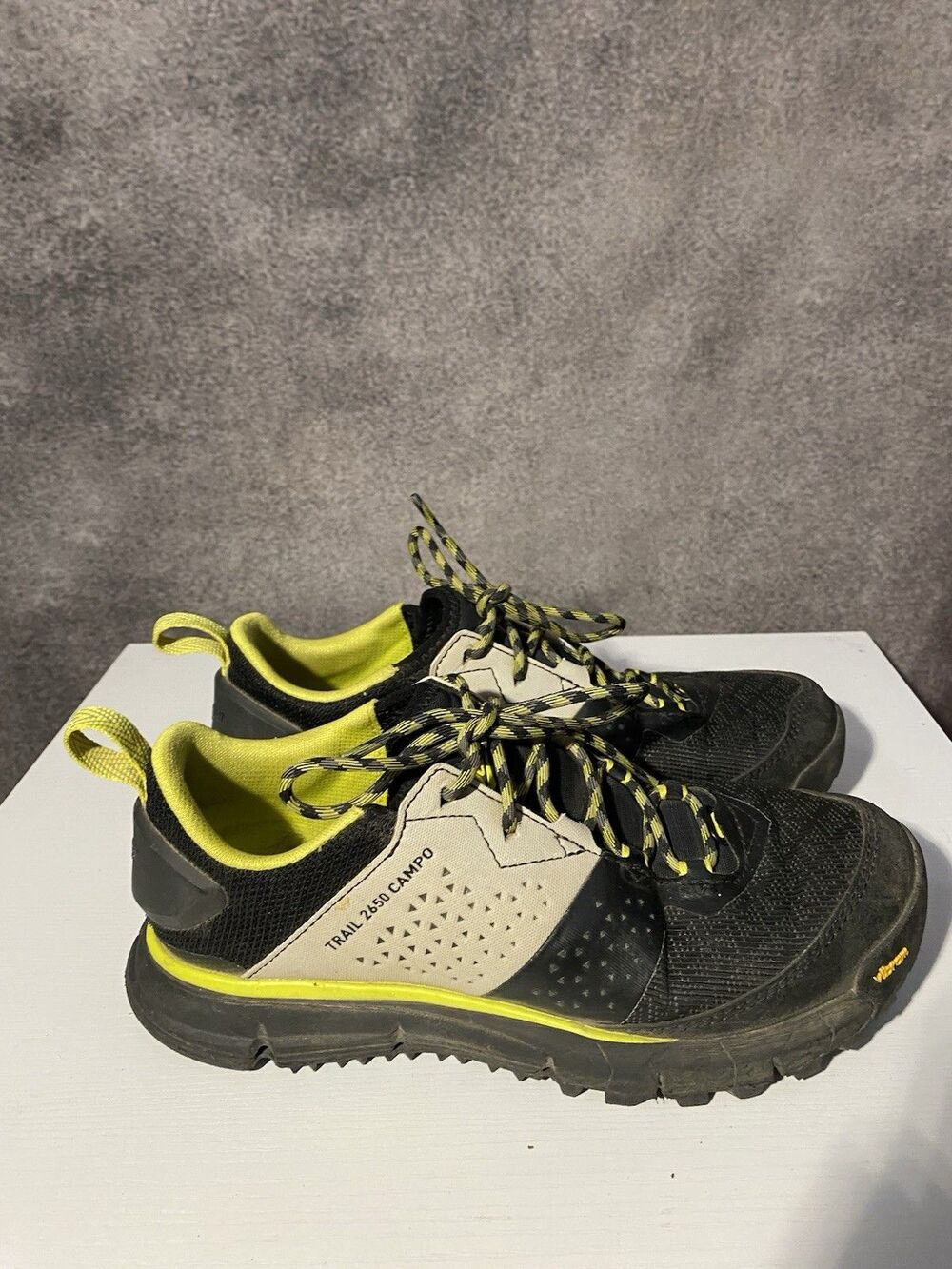 Danner Trail 2650 Campo Women’s Hiking Shoes 8.5 Black/Yellow - No Insoles